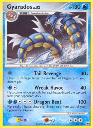 Gyarados (19/100) [Diamond & Pearl: Stormfront]